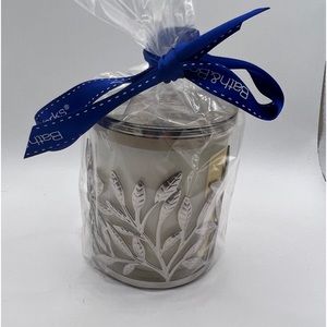 White Barn candle and holder